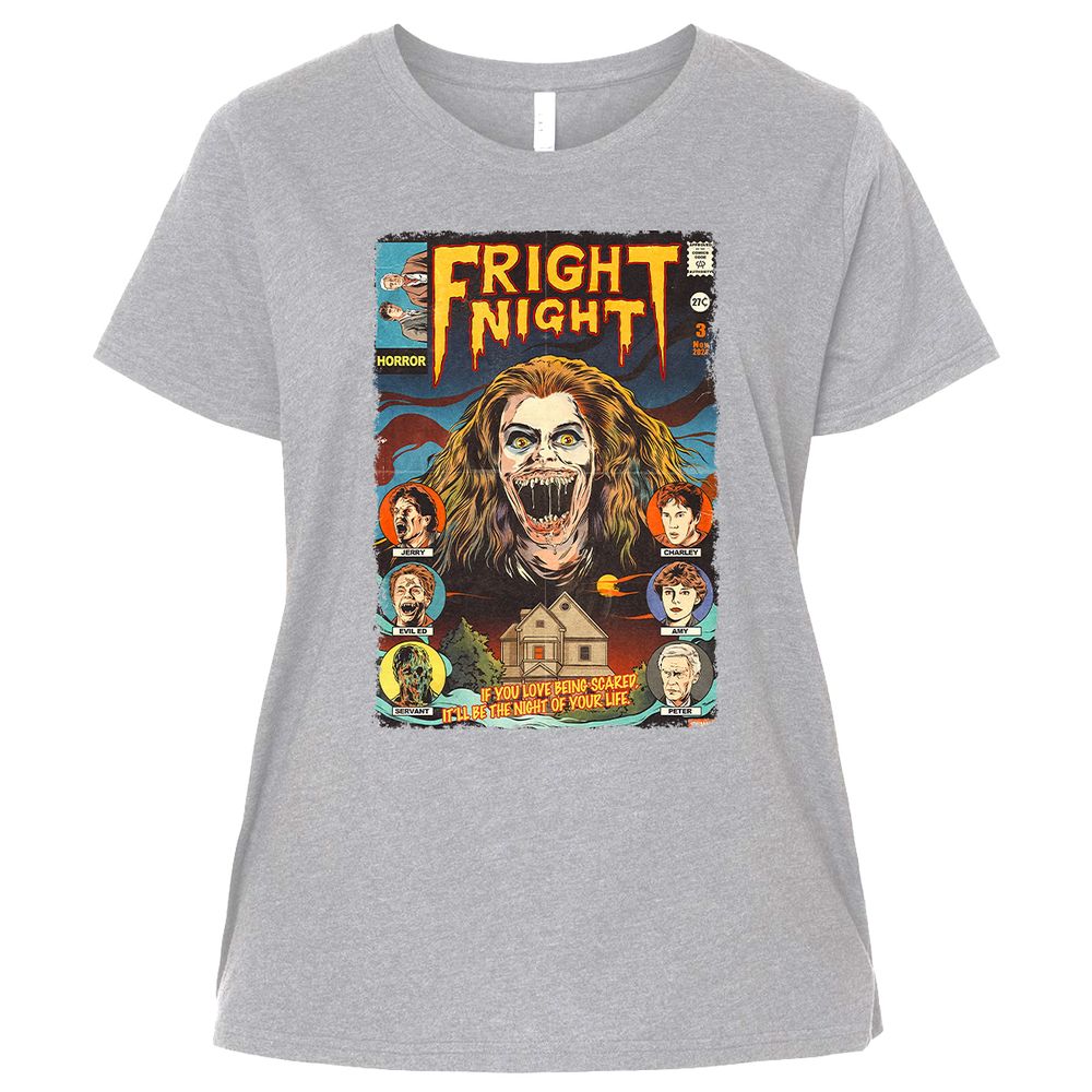 Ladies Curvy Jersey - HYSWKZ6J - Heather - 3