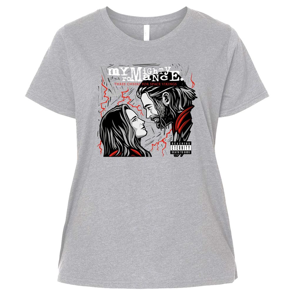 Ladies Curvy Jersey - MHM9G1XG - Heather - 3