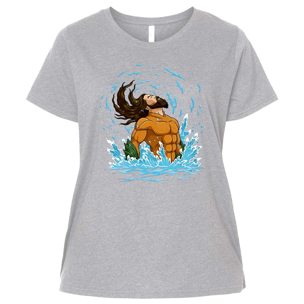 Ladies Curvy Jersey - X83K6AE3 - Heather - 3