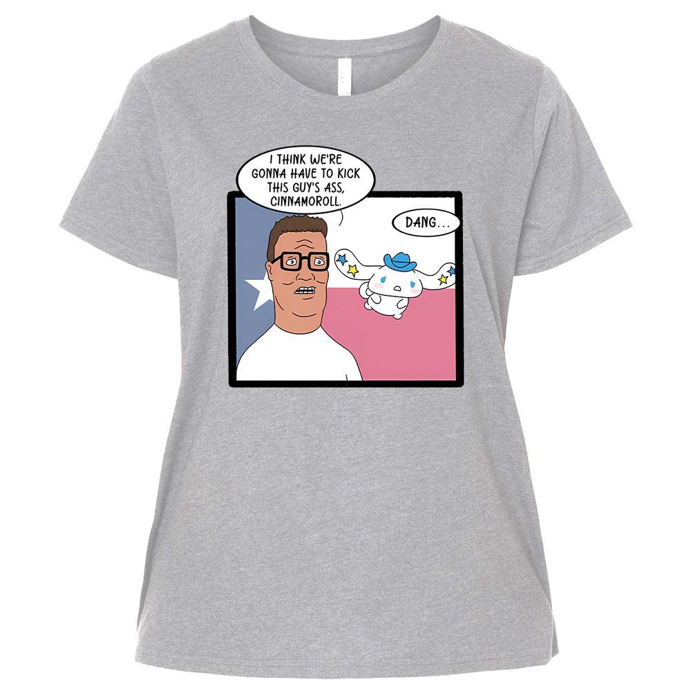 Ladies Curvy Jersey - 52YHXYJ2 - Heather - 3