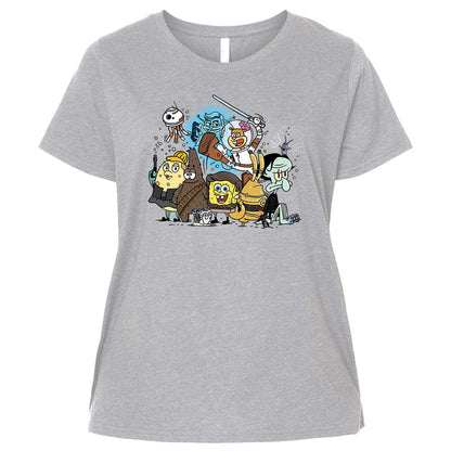 Ladies Curvy Jersey - S8KWLRHC - Heather - 3