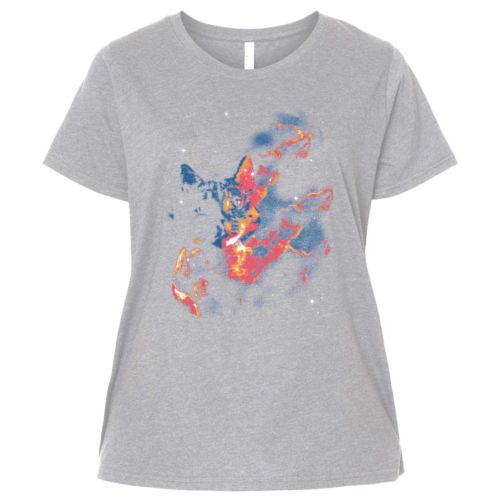 Ladies Curvy Jersey - 16KPDLHZ - Heather - 3