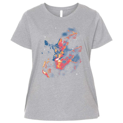 Ladies Curvy Jersey - 16KPDLHZ - Heather - 3