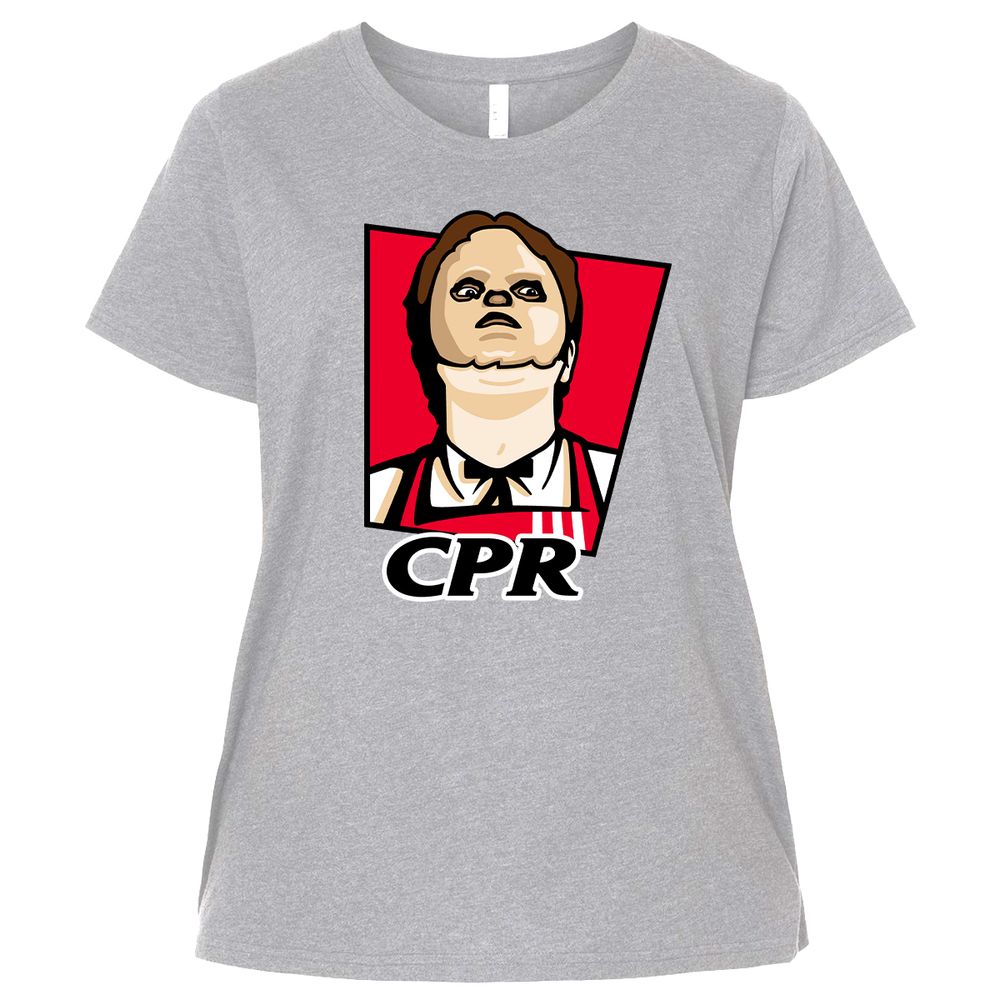 Ladies Curvy Jersey - 4EQGXHJQ - Heather - 3