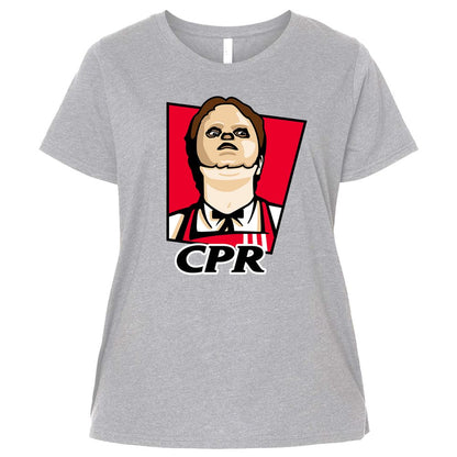 Ladies Curvy Jersey - 4EQGXHJQ - Heather - 3