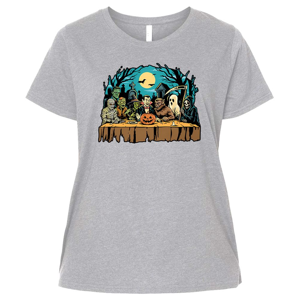 Ladies Curvy Jersey - WHCK8PGE - Heather - 3