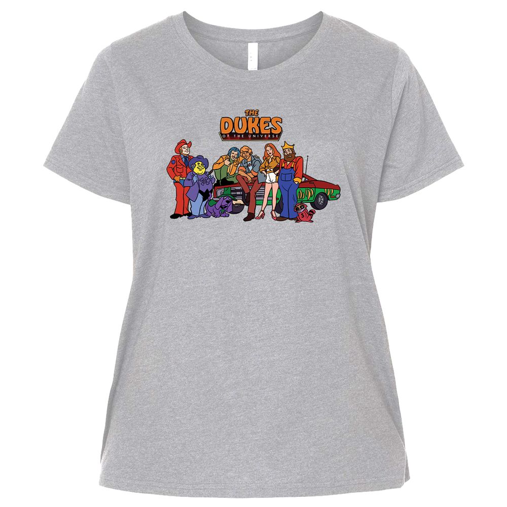 Ladies Curvy Jersey - 8MLQZZ2T - Heather - 3