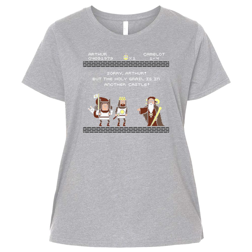 Ladies Curvy Jersey - 74FB5ZTQ - Heather - 3