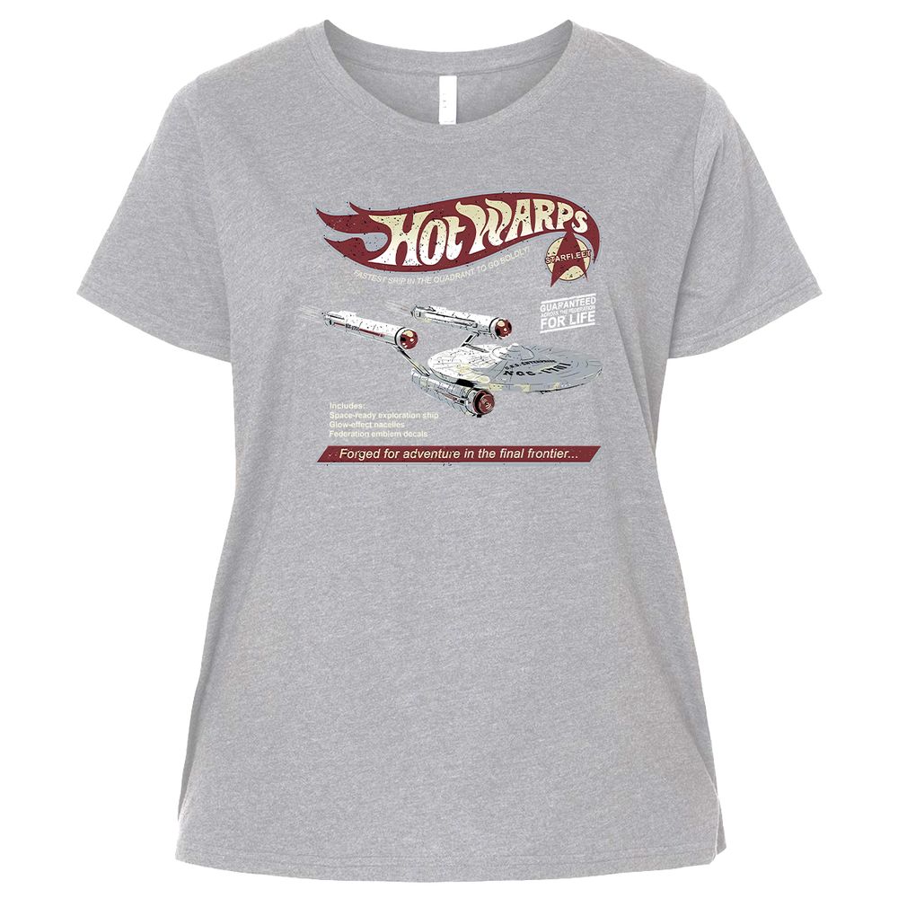 Ladies Curvy Jersey - 1Y7YNM92 - Heather - 3