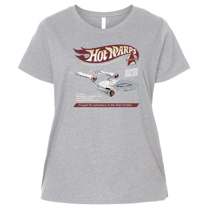 Ladies Curvy Jersey - 1Y7YNM92 - Heather - 3