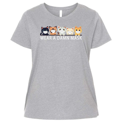 Ladies Curvy Jersey - 83ULQL8Z - Heather - 3