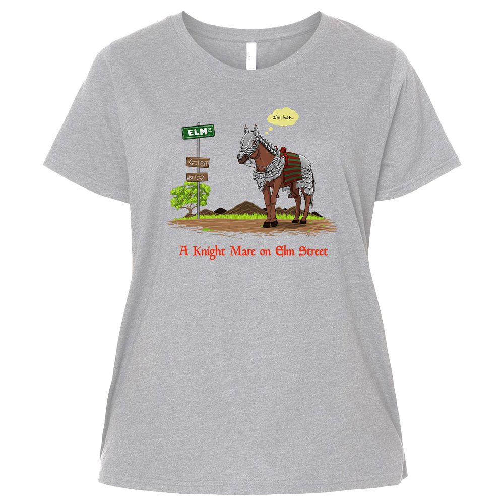 Ladies Curvy Jersey - 63WRHZLN - Heather - 3