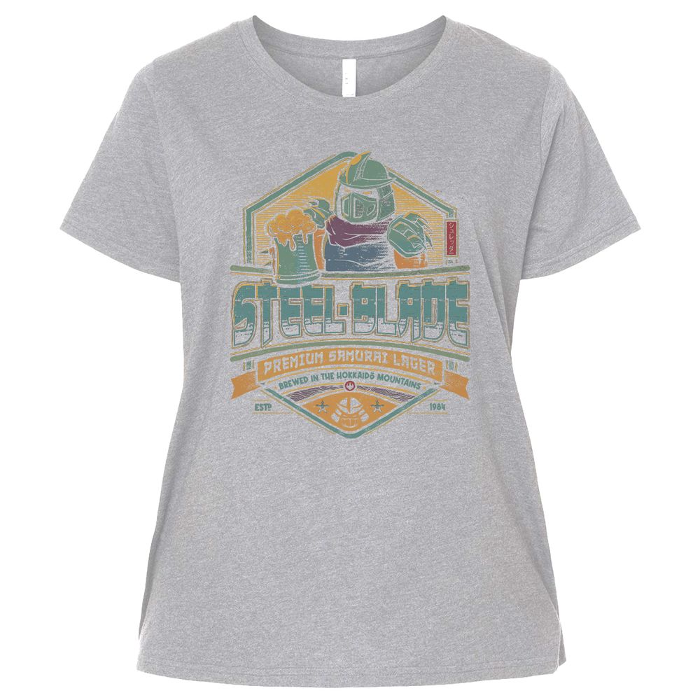 Ladies Curvy Jersey - TQV63DVP - Heather - 3