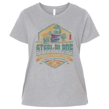 Ladies Curvy Jersey - TQV63DVP - Heather - 3