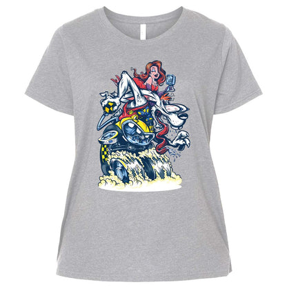 Ladies Curvy Jersey - 2TLTL4BP - Heather - 3