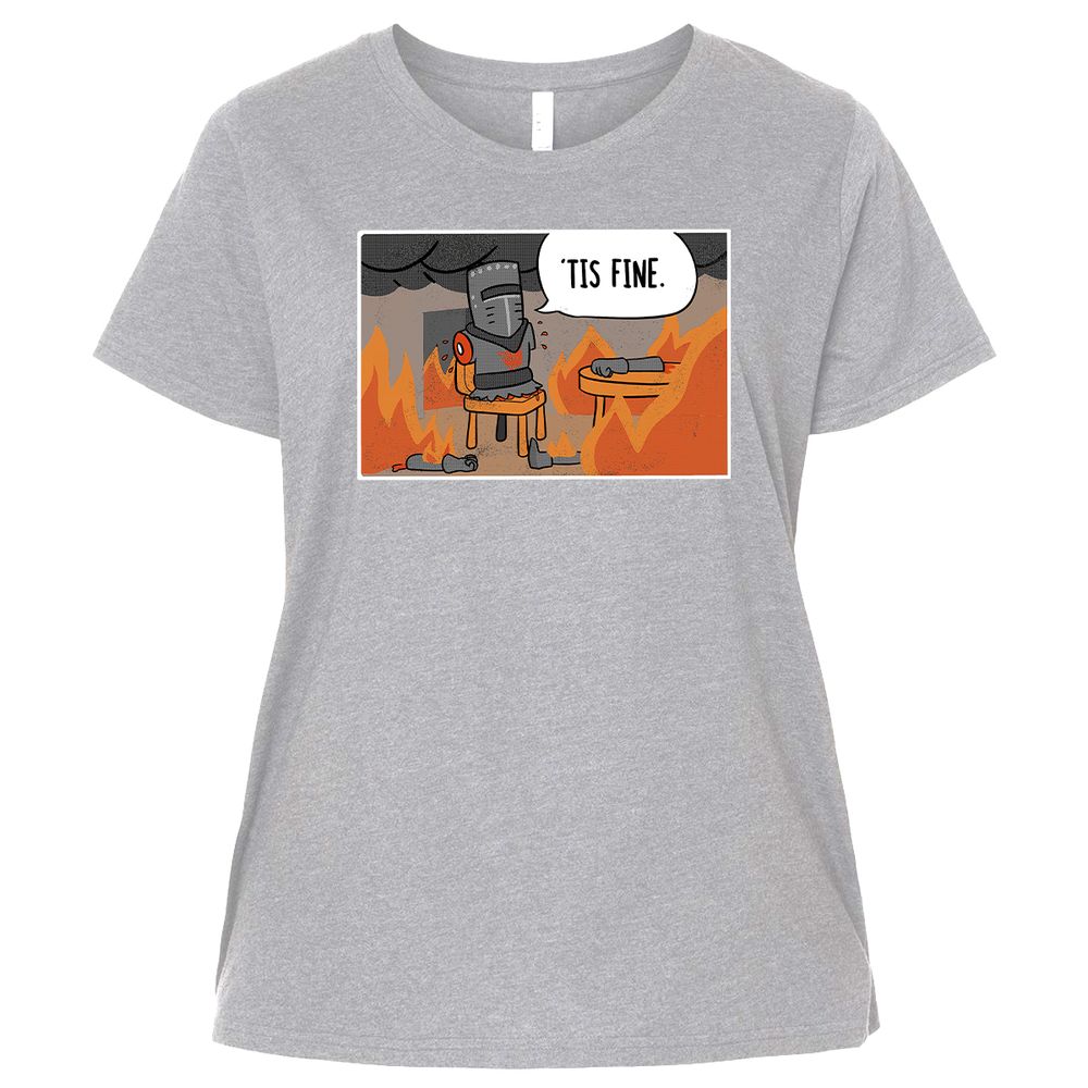 Ladies Curvy Jersey - MWL683L3 - Heather - 3