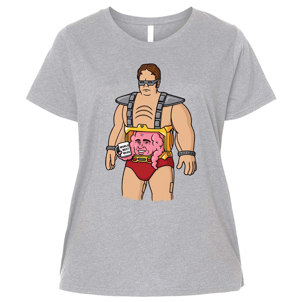 Ladies Curvy Jersey - UMWN84KX - Heather - 3