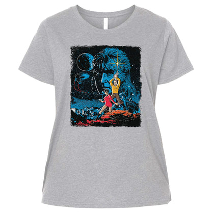 Ladies Curvy Jersey - HZYYU5DG - Heather - 3