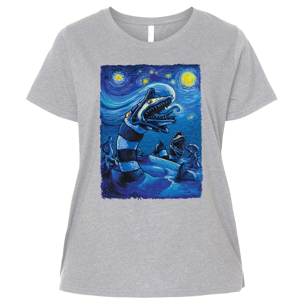 Ladies Curvy Jersey - H1YENY6K - Heather - 3