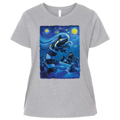 Ladies Curvy Jersey - H1YENY6K - Heather - 3