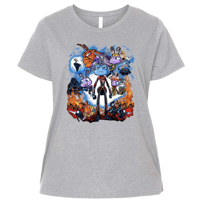 Ladies Curvy Jersey - FHPCMW5B - Heather - 3