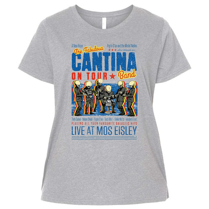 Ladies Curvy Jersey - 9VYHVBU3 - Heather - 3