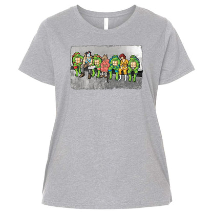 Ladies Curvy Jersey - NWA4XZVE - Heather - 3