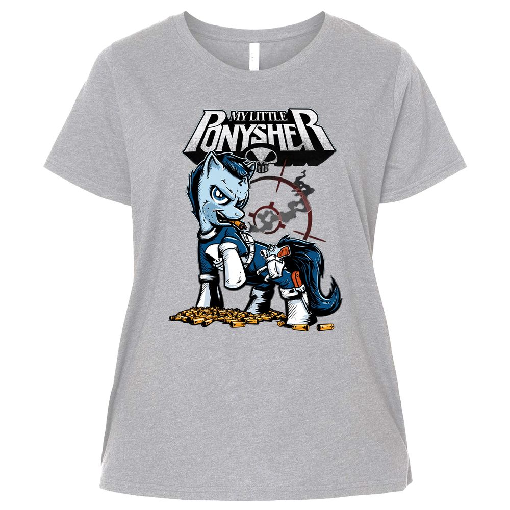 Ladies Curvy Jersey - Q11WXHMV - Heather - 3