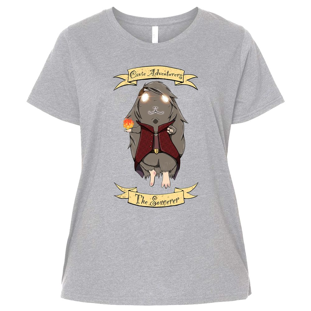 Ladies Curvy Jersey - B3FULKR2 - Heather - 3