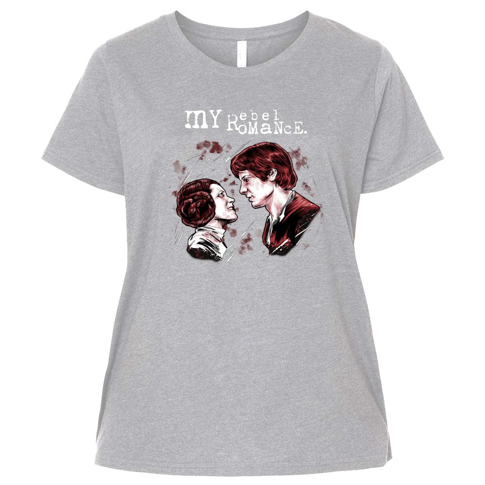 Ladies Curvy Jersey - 3X7XS3XL - Heather - 3