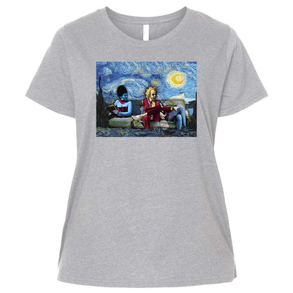 Ladies Curvy Jersey - X5FKECHZ - Heather - 3