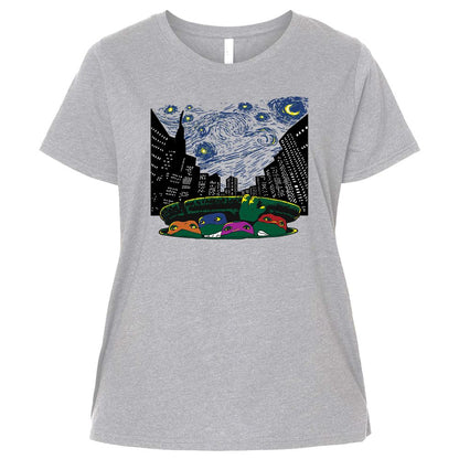 Ladies Curvy Jersey - VW5NBMQ7 - Heather - 3