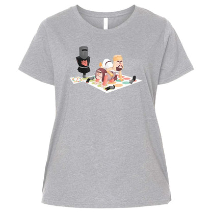 Ladies Curvy Jersey - R3GXRF46 - Heather - 3