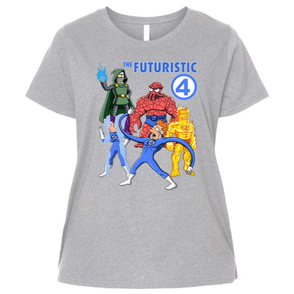 Ladies Curvy Jersey - QGUVMB67 - Heather - 3