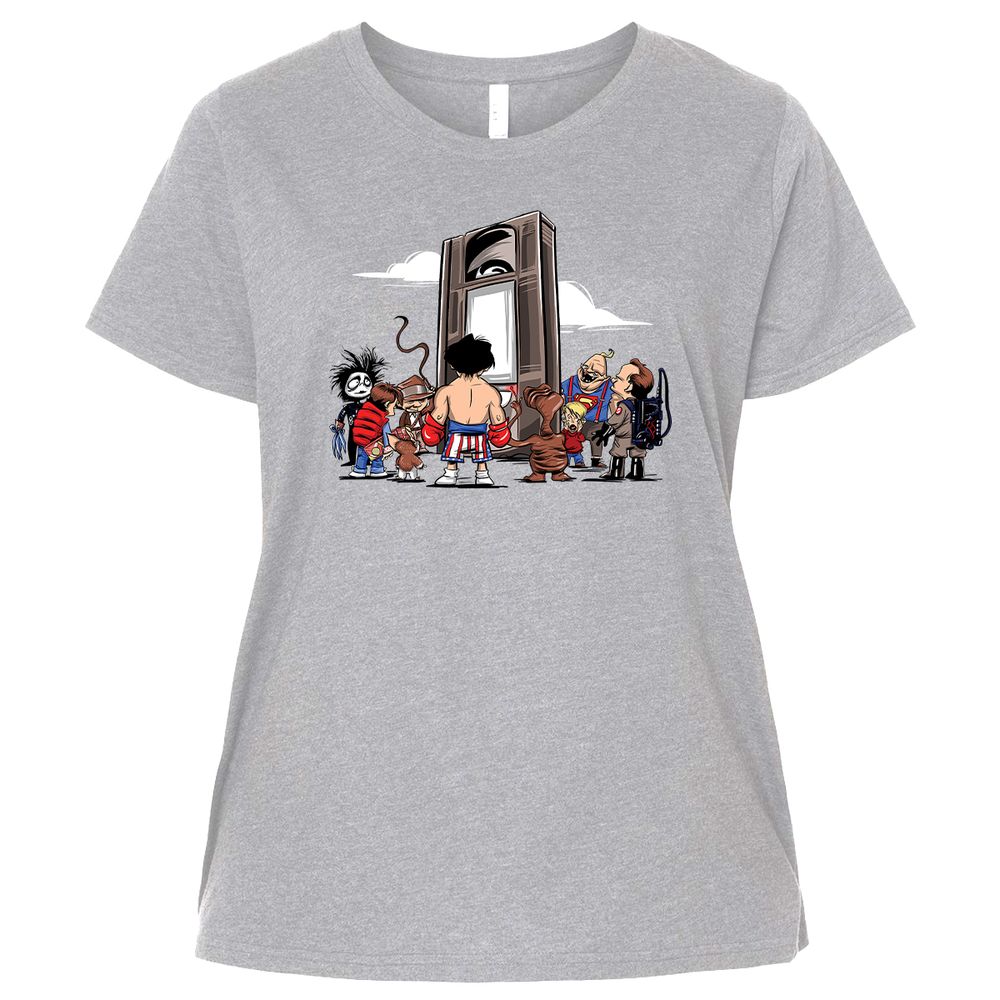 Ladies Curvy Jersey - F4C76SB5 - Heather - 3