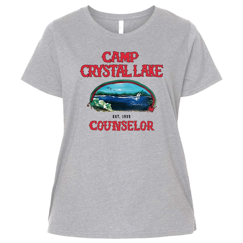 Ladies Curvy Jersey - B5JW2F1K - Heather - 3