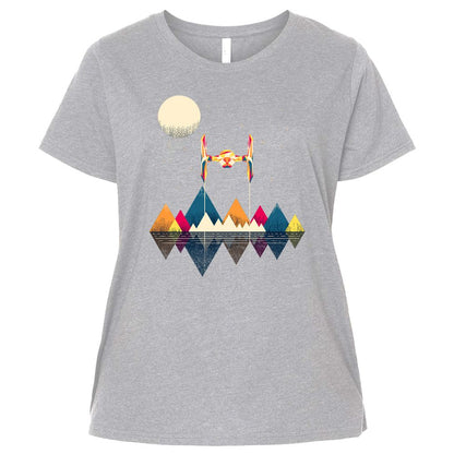 Ladies Curvy Jersey - GAM3917N - Heather - 3