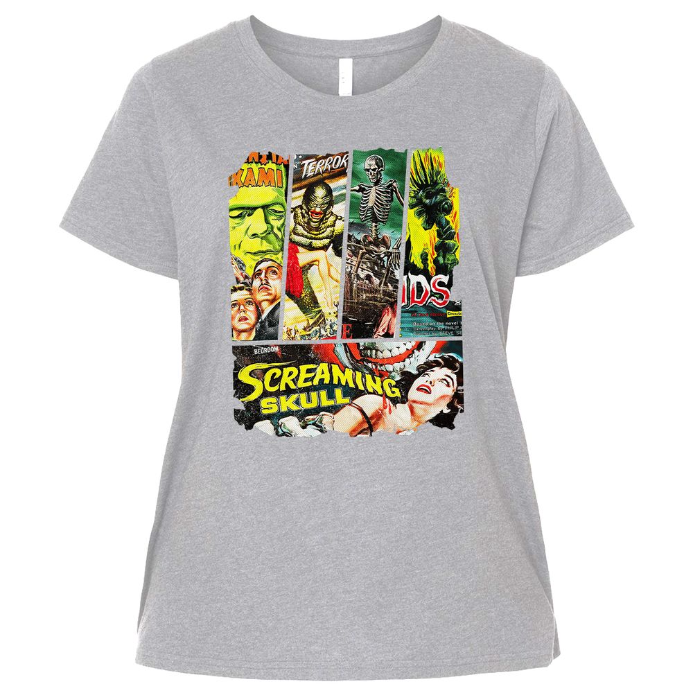 Ladies Curvy Jersey - T39H9Y8U - Heather - 3