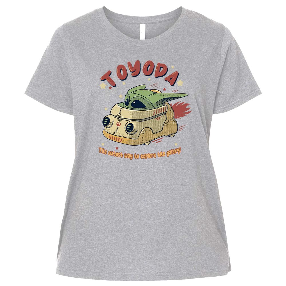 Ladies Curvy Jersey - F32H4Y8R - Heather - 3