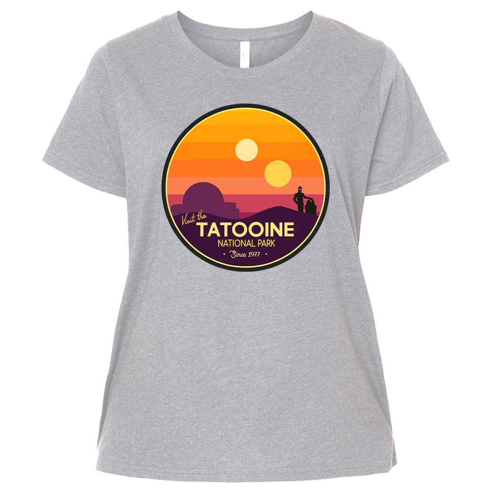 Ladies Curvy Jersey - CN7V1S5J - Heather - 3