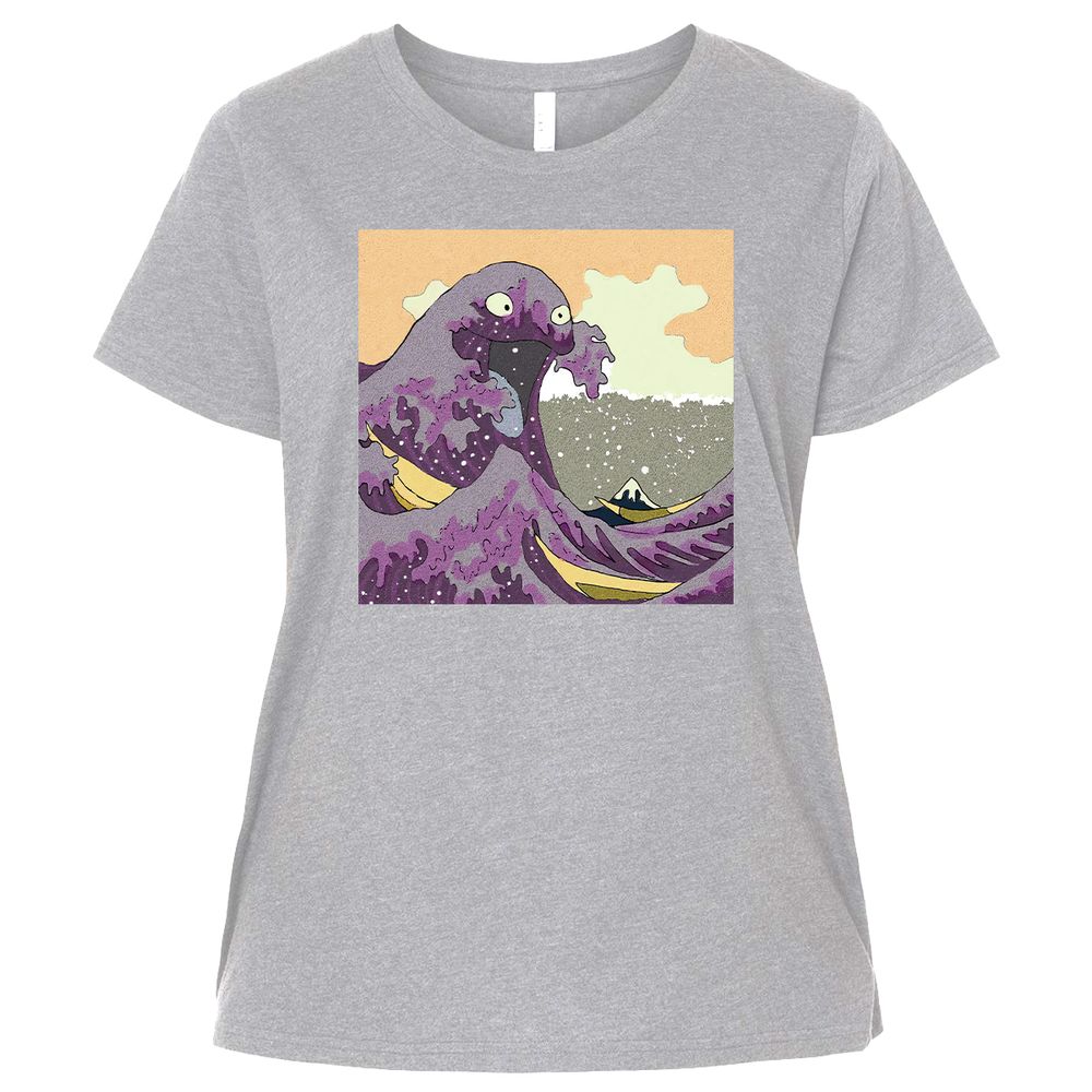 Ladies Curvy Jersey - 9D15JCWR - Heather - 3