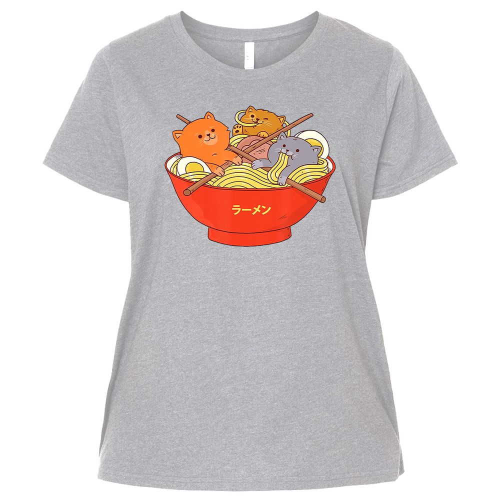 Ladies Curvy Jersey - Q6B9DU23 - Heather - 3