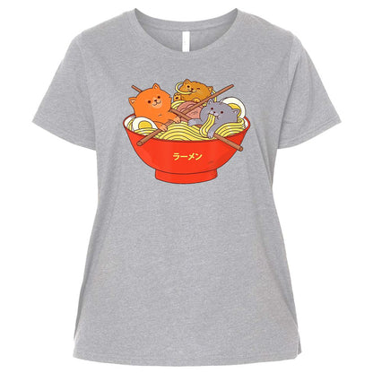 Ladies Curvy Jersey - Q6B9DU23 - Heather - 3