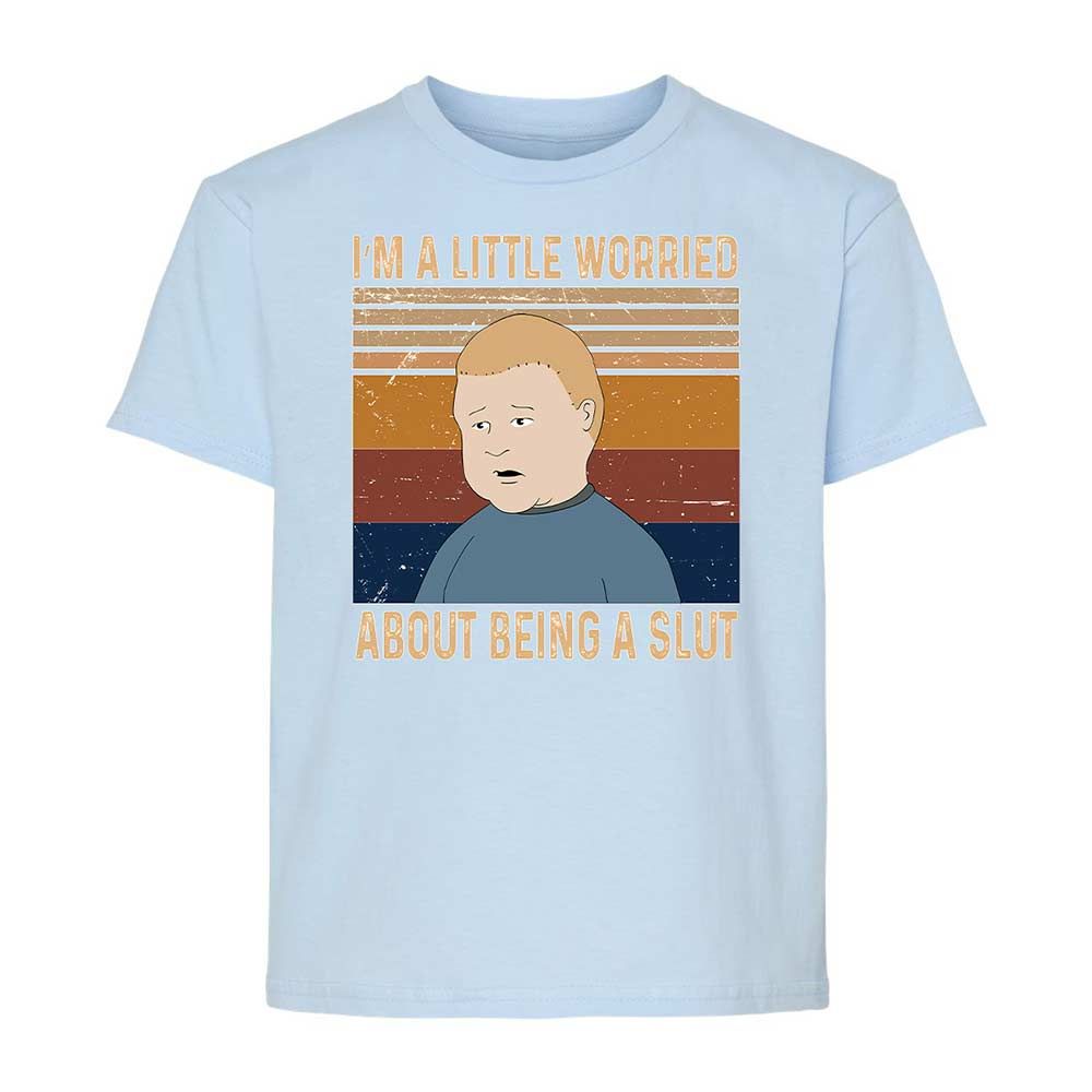 I'm a Little Worried About Being a Slut - Light Blue - 3