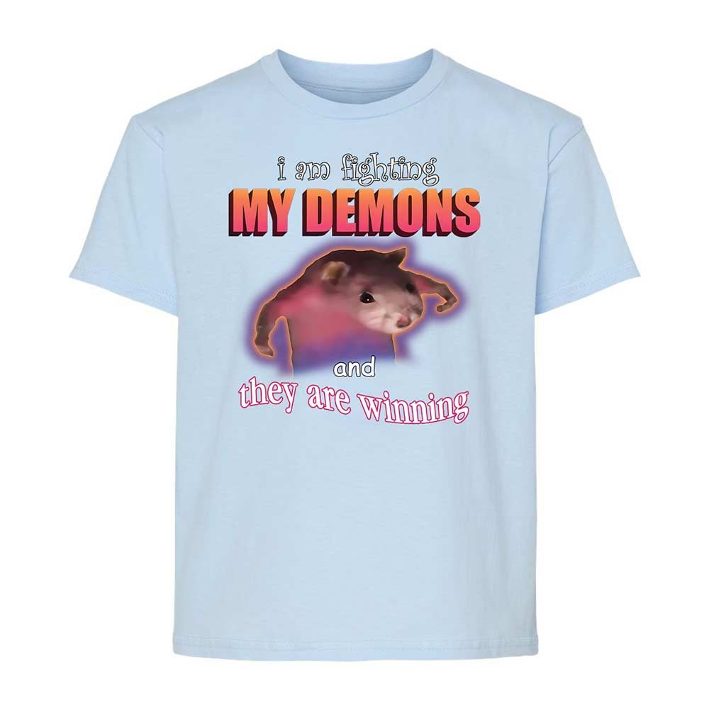 I'm fighting my demons - Light Blue - 3