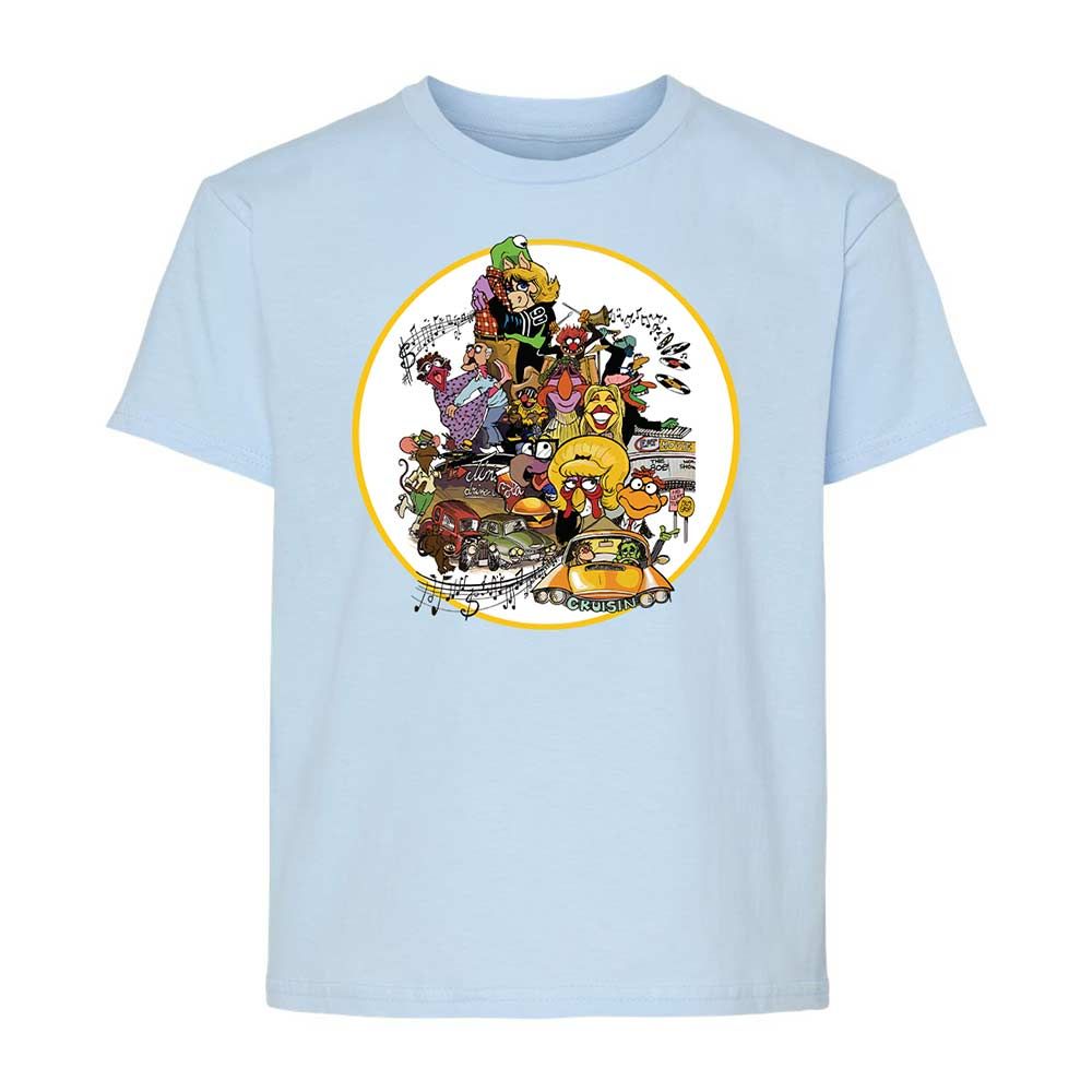 Muppet Graffiti - Light Blue - 3