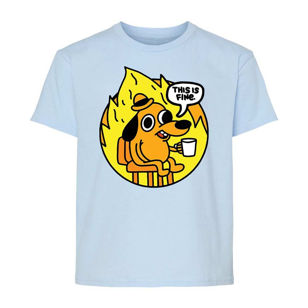 This is Fine - Light Blue - 3