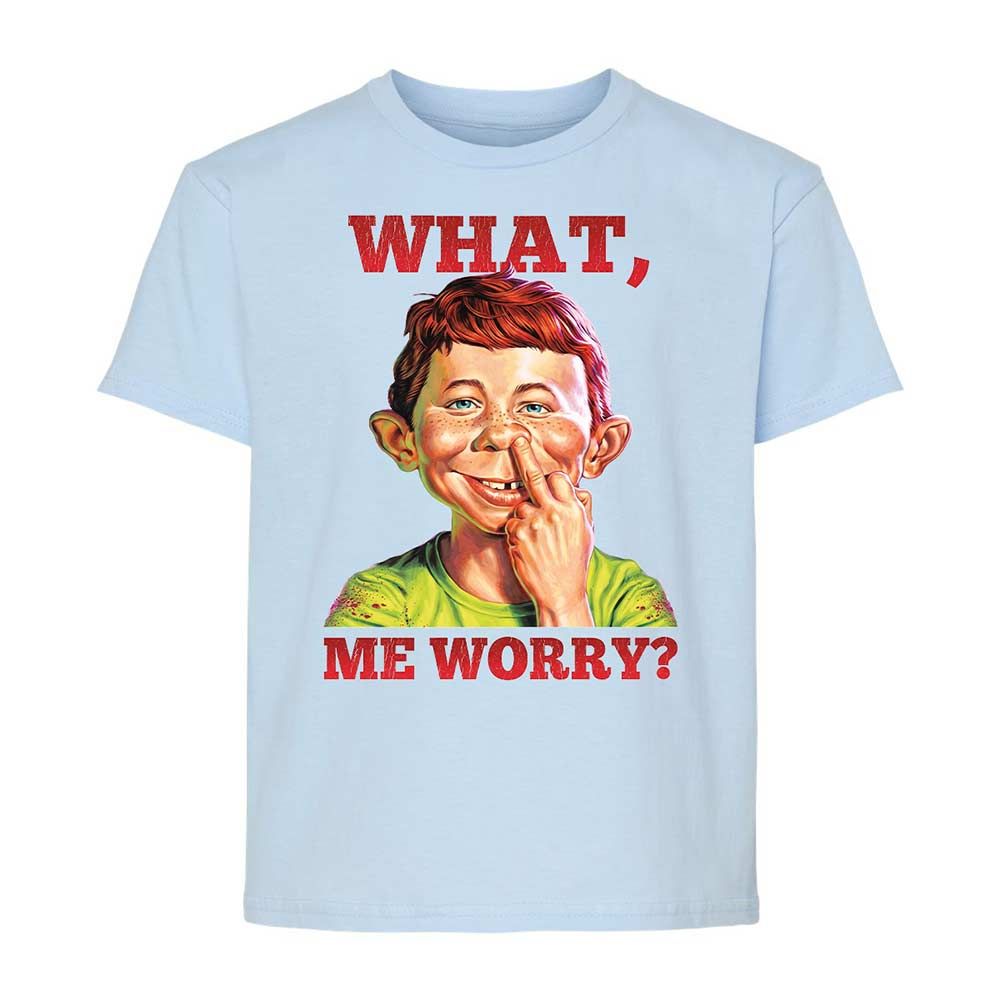 What, me worry - Light Blue - 3