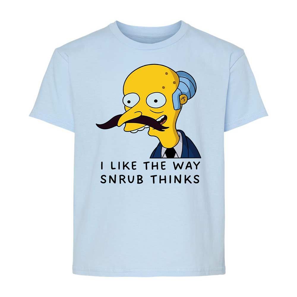 I Like the Way Snrub Thinks - Light Blue - 3