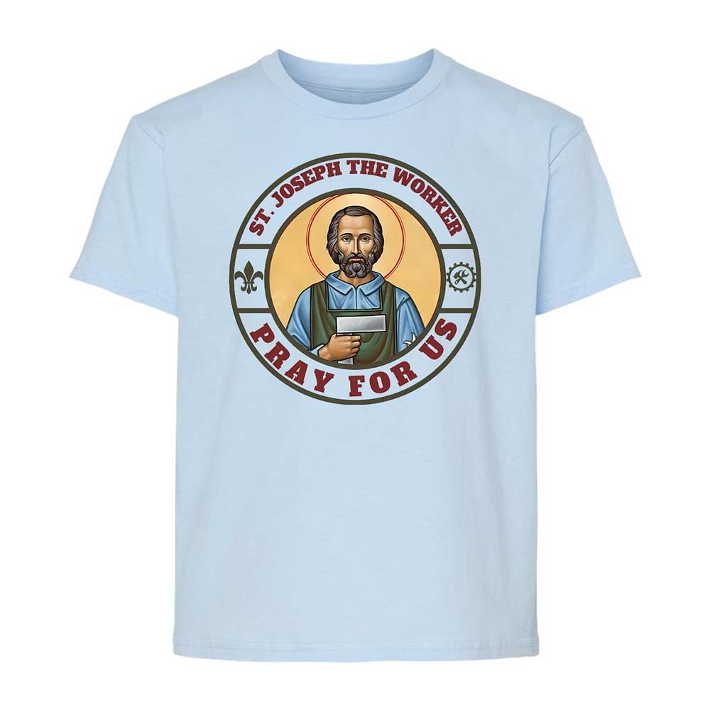 Pray for Us - Light Blue - 3